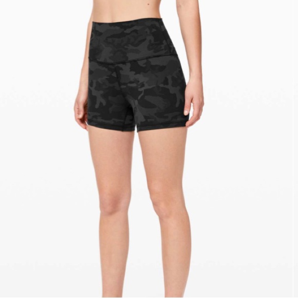 Lululemon Align Short *4" Incognito Camo Multi Grey